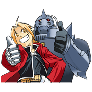 FULLMETAL ALCHEMIST Sticker for LINE & WhatsApp | ZIP: GIF & PNG