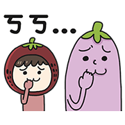 Fruit Couple Love Sticker for LINE & WhatsApp | ZIP: GIF & PNG