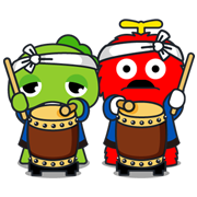 Gachapin & Mukku: Summer Special Gachapin & Mukku: Summer Special Sticker for LINE & WhatsApp | ZIP: GIF & PNG