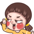 Juno: Young Girl 6 Sticker for LINE & WhatsApp | ZIP: GIF & PNG