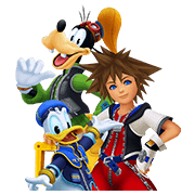 KINGDOM HEARTS KINGDOM HEARTS Sticker for LINE & WhatsApp | ZIP: GIF & PNG