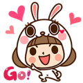 Kinoko & Labito's Jiggle Wiggle Party Sticker for LINE & WhatsApp | ZIP: GIF & PNG