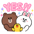 LINE Characters: Cute and Soft Sounds Sticker for LINE & WhatsApp | ZIP: GIF & PNG
