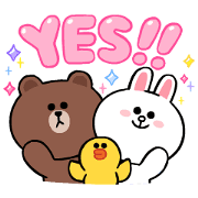 LINE Characters: Cute and Soft Sounds Sticker for LINE & WhatsApp | ZIP: GIF & PNG