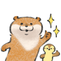 LINE NEWS × Cute lie otter