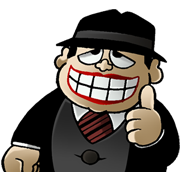 Laughing Salesman Sticker for LINE & WhatsApp | ZIP: GIF & PNG