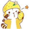 Lemon Rascal Daily Stickers Sticker for LINE & WhatsApp | ZIP: GIF & PNG