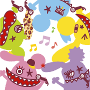Little Glee Monster Sticker for LINE & WhatsApp | ZIP: GIF & PNG
