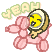 MILUEGG: Mini Mini MILUEGG: Mini Mini Sticker for LINE & WhatsApp | ZIP: GIF & PNG