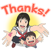 MIRAI Sticker for LINE & WhatsApp | ZIP: GIF & PNG