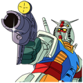 MOBILE SUIT GUNDAM [BIG] Stickers