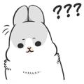 Machiko Rabbit: Daily Feeling Sticker for LINE & WhatsApp | ZIP: GIF & PNG