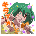 Macross F Character Stickers Sticker for LINE & WhatsApp | ZIP: GIF & PNG