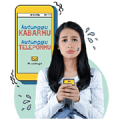Maudy Ayunda: Let's Move On Sticker for LINE & WhatsApp | ZIP: GIF & PNG