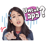 Maudy Ayunda: Your Good Friend Sticker for LINE & WhatsApp | ZIP: GIF & PNG