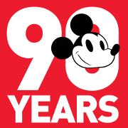 Mickey Mouse 90th Anniversary Mickey Mouse 90th Anniversary Sticker for LINE & WhatsApp | ZIP: GIF & PNG