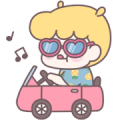 Mimi & Sabi's Summer Story Sticker for LINE & WhatsApp | ZIP: GIF & PNG