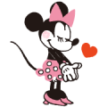 Minnie Mouse Sticker for LINE & WhatsApp | ZIP: GIF & PNG