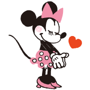 Minnie Mouse Sticker for LINE & WhatsApp | ZIP: GIF & PNG