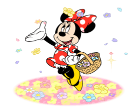 Minnie Mouse Animated Stickers Sticker for LINE, WhatsApp, Telegram