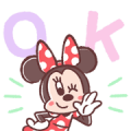 Minnie Mouse: Pastel Prettiness Sticker for LINE & WhatsApp | ZIP: GIF & PNG
