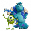 Monsters University Sticker for LINE & WhatsApp | ZIP: GIF & PNG
