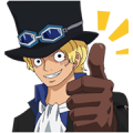 Moving ONE PIECE Commemorative Stickers Sticker for LINE & WhatsApp | ZIP: GIF & PNG