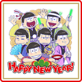 Mr.Osomatsu's New Year's Gift Stickers Sticker for LINE & WhatsApp | ZIP: GIF & PNG