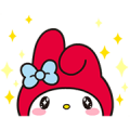 My Melody: Eyes On Me! Sticker for LINE & WhatsApp | ZIP: GIF & PNG