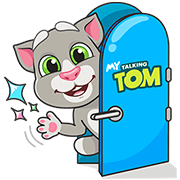 My Talking Tom "Like you Lots" Sticker for LINE & WhatsApp | ZIP: GIF & PNG