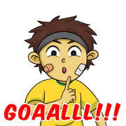 Ole Ole Bola Ole Ole Bola Sticker for LINE & WhatsApp | ZIP: GIF & PNG