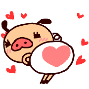 Panpaka Pants: Happy Times Sticker for LINE & WhatsApp | ZIP: GIF & PNG