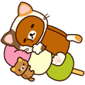 Rilakkuma: Cozy Winter Days Sticker for LINE & WhatsApp | ZIP: GIF & PNG