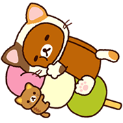 Rilakkuma: Cozy Winter Days Rilakkuma: Cozy Winter Days Sticker for LINE & WhatsApp | ZIP: GIF & PNG