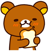 Rilakkuma: Freshly Baked Fun Sticker for LINE & WhatsApp | ZIP: GIF & PNG
