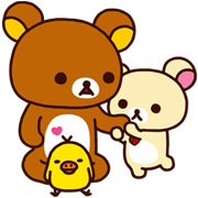 Rilakkuma: Good Friends Sticker for LINE & WhatsApp | ZIP: GIF & PNG