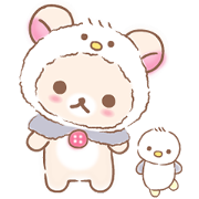Rilakkuma: Korilakkuma's Vacation Rilakkuma: Korilakkuma's Vacation Sticker for LINE & WhatsApp | ZIP: GIF & PNG