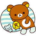 Rilakkuma: Relaxing Days Sticker for LINE & WhatsApp | ZIP: GIF & PNG