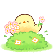 Soft and Cute Chick Pop-Up Stickers Sticker for LINE & WhatsApp | ZIP: GIF & PNG