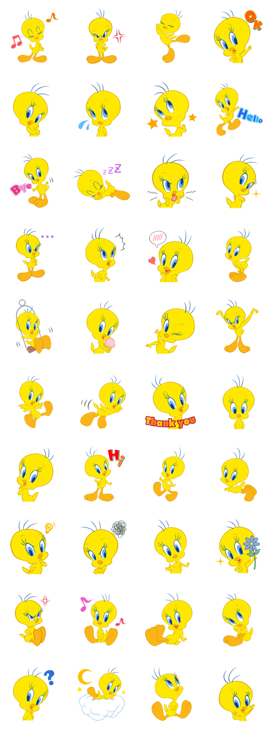 Tweety Sticker For Line Whatsapp Android