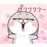 Very Miss Rabbit Acting Sticker for LINE & WhatsApp | ZIP: GIF & PNG