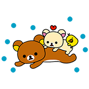 ｢CALPIS｣ Brand × Rilakkuma Stickers Sticker for LINE & WhatsApp | ZIP: GIF & PNG