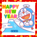 Custom Doraemon New Year’s Gift Stickers