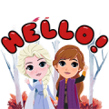 Frozen 2 × Boonshoes Sticker for LINE & WhatsApp | ZIP: GIF & PNG