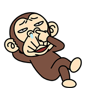  Funny  Monkey  Sticker  for LINE  WhatsApp Telegram 