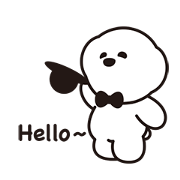 Hello! Zentle Pangah Sticker for LINE & WhatsApp | ZIP: GIF & PNG