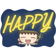 I'm Mark: Xmas Stickers Sticker for LINE & WhatsApp | ZIP: GIF & PNG