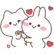 Mimi & Neko 2 Mimi & Neko 2 Sticker for LINE & WhatsApp | ZIP: GIF & PNG
