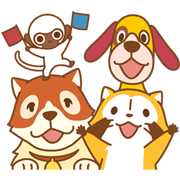 Rascal and Friends Rascal and Friends Sticker for LINE & WhatsApp | ZIP: GIF & PNG