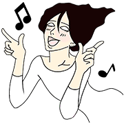 Rolling eyes! Undine! Rolling eyes! Undine! Sticker for LINE & WhatsApp | ZIP: GIF & PNG